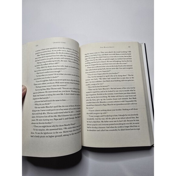 Charles Todd The Black Ascot 1st ed HC US Fine / Fine Ian Rutledge - Picture 9 of 11